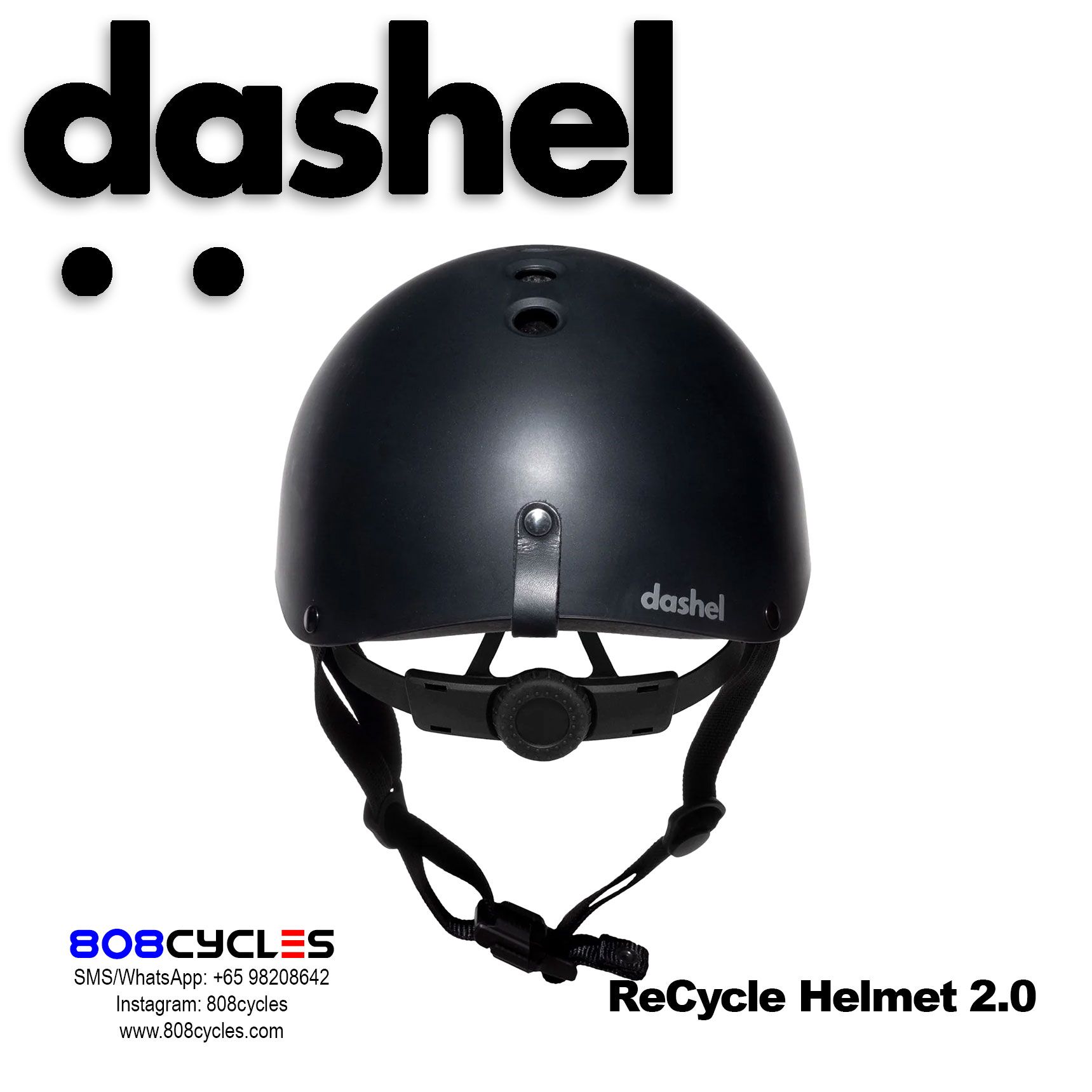 Dashel ReCycle Helmet 2.0 - Black - Image 3