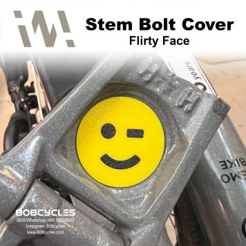 WhamDesign Stem Bolt Cover - Winking Face