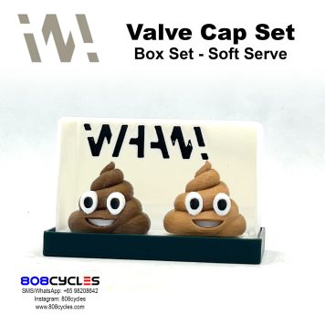 WhamDesign Valve Cap Schrader - Box Set of 2 × Soft Serve