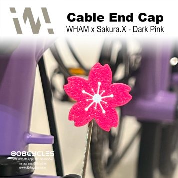 WhamDesign Cable End Cap - WHAM x SAKURA.X - Dark Pink