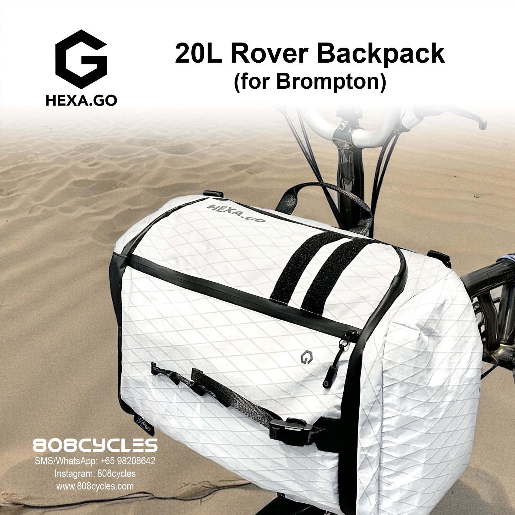 Hexa.Go 20L Rover Backpack for Brompton - Image 10