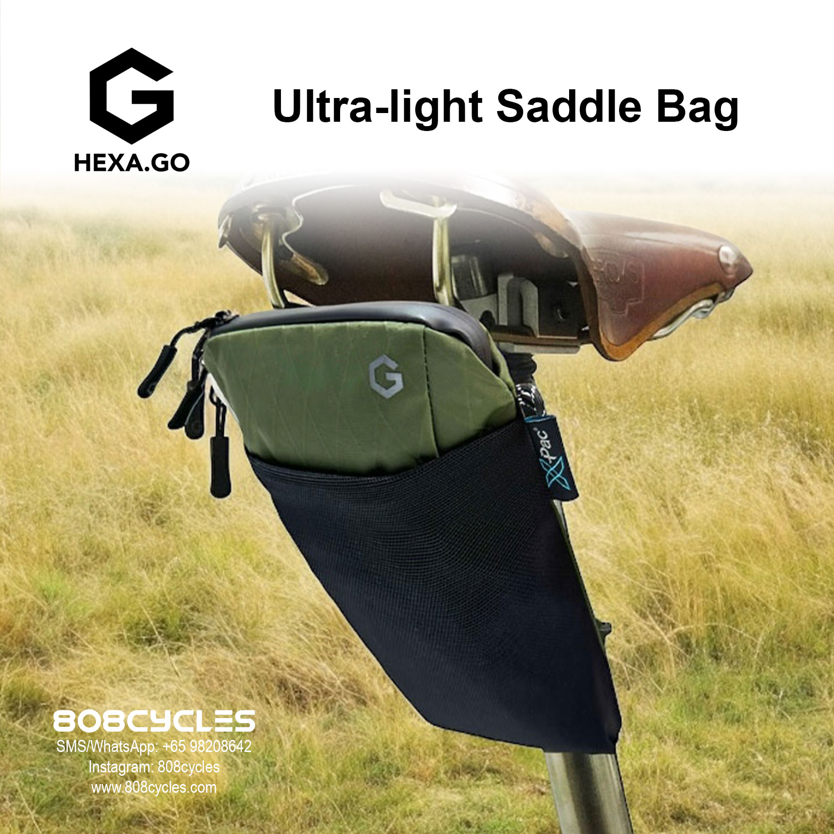 Hexa.Go Ultralight Saddle Bag - Image 2