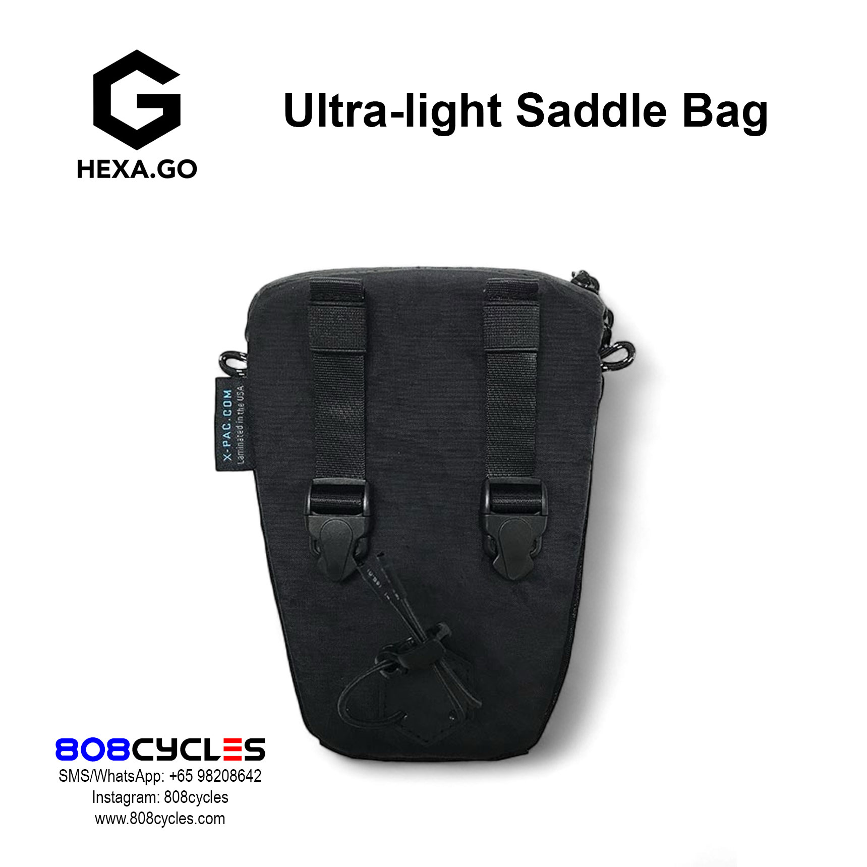 Hexa.Go Ultralight Saddle Bag - Image 8