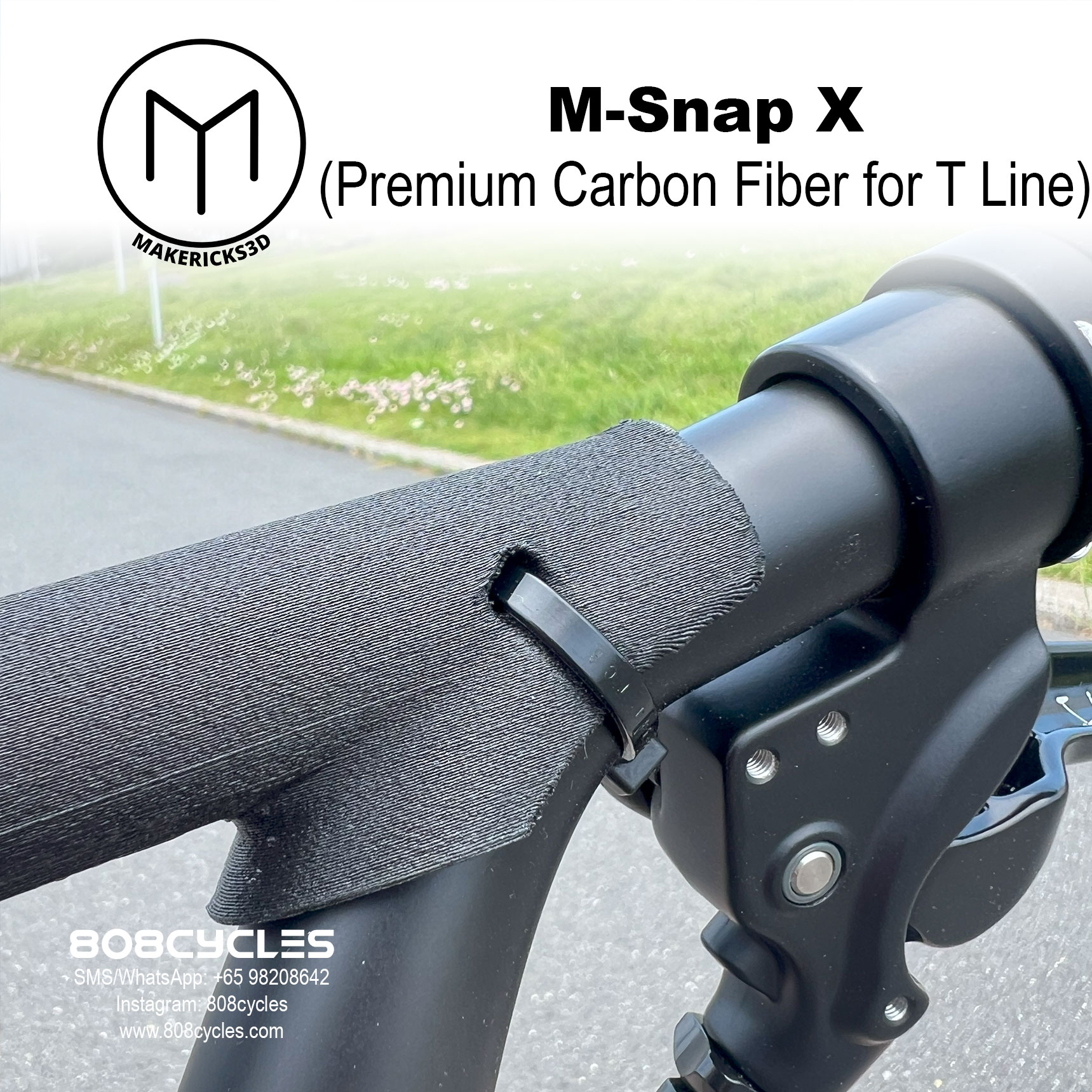 Makericks3D M-Snap X for T Line (Premium Carbon Fiber) - Image 3
