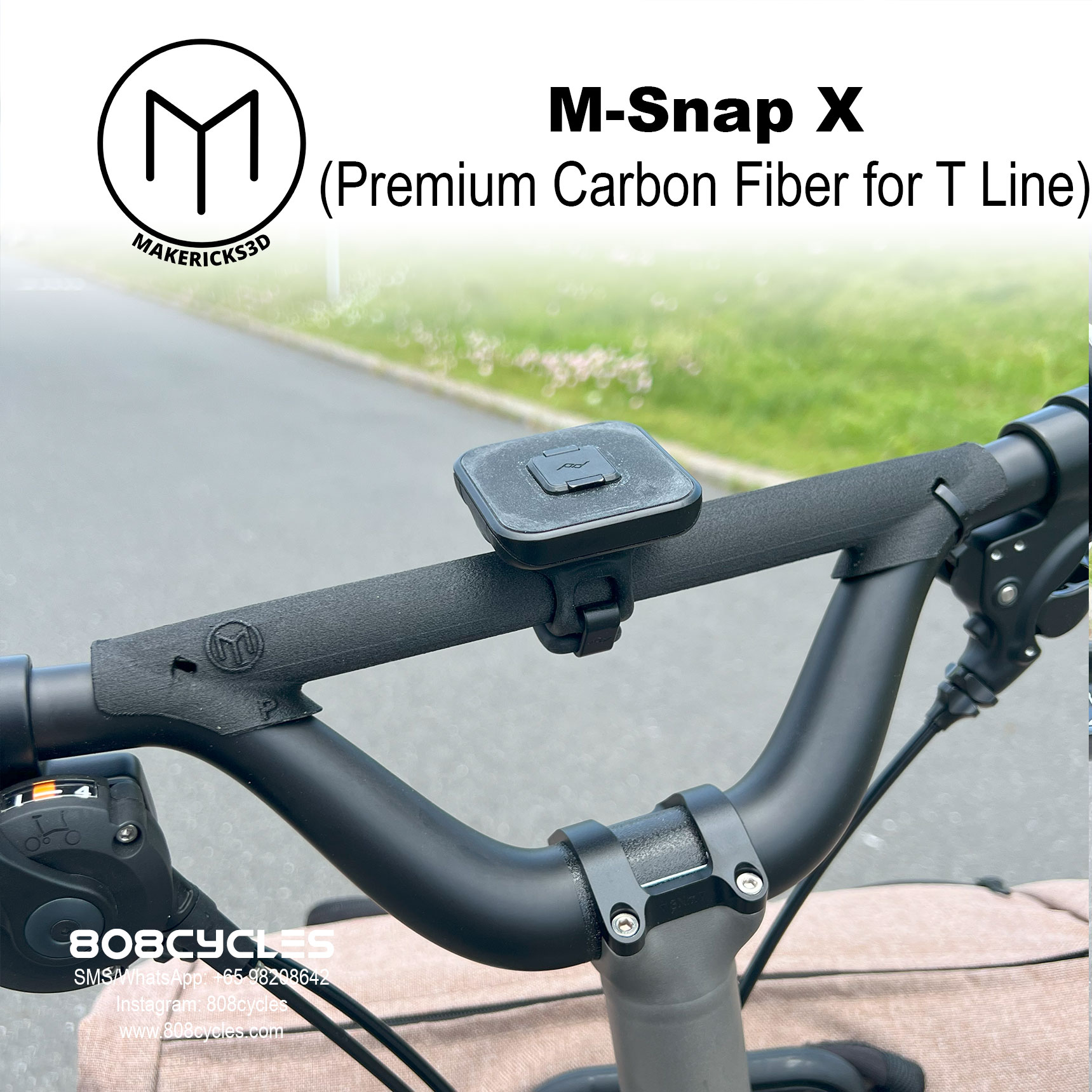 Makericks3D M-Snap X for T Line (Premium Carbon Fiber) - Image 4