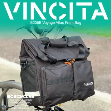 Vincita B208B Voyage Atlas 27L Front Bag for Brompton
