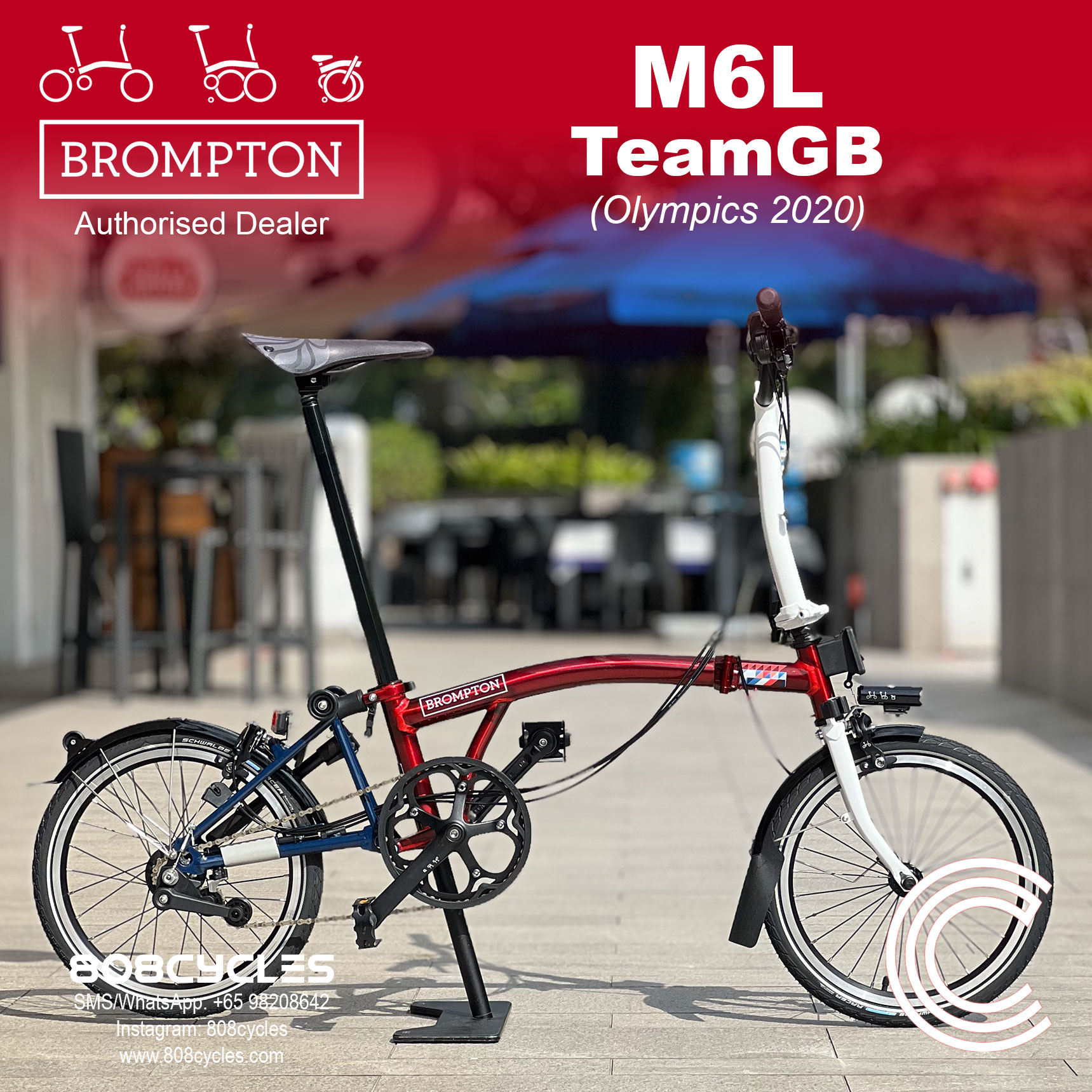Brompton Team GB M6L – Tokyo 2020 Limited Edition