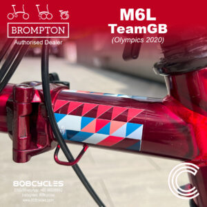 Brompton Team GB M6L Tokyo 2020 limited edition folding bike in Singapore