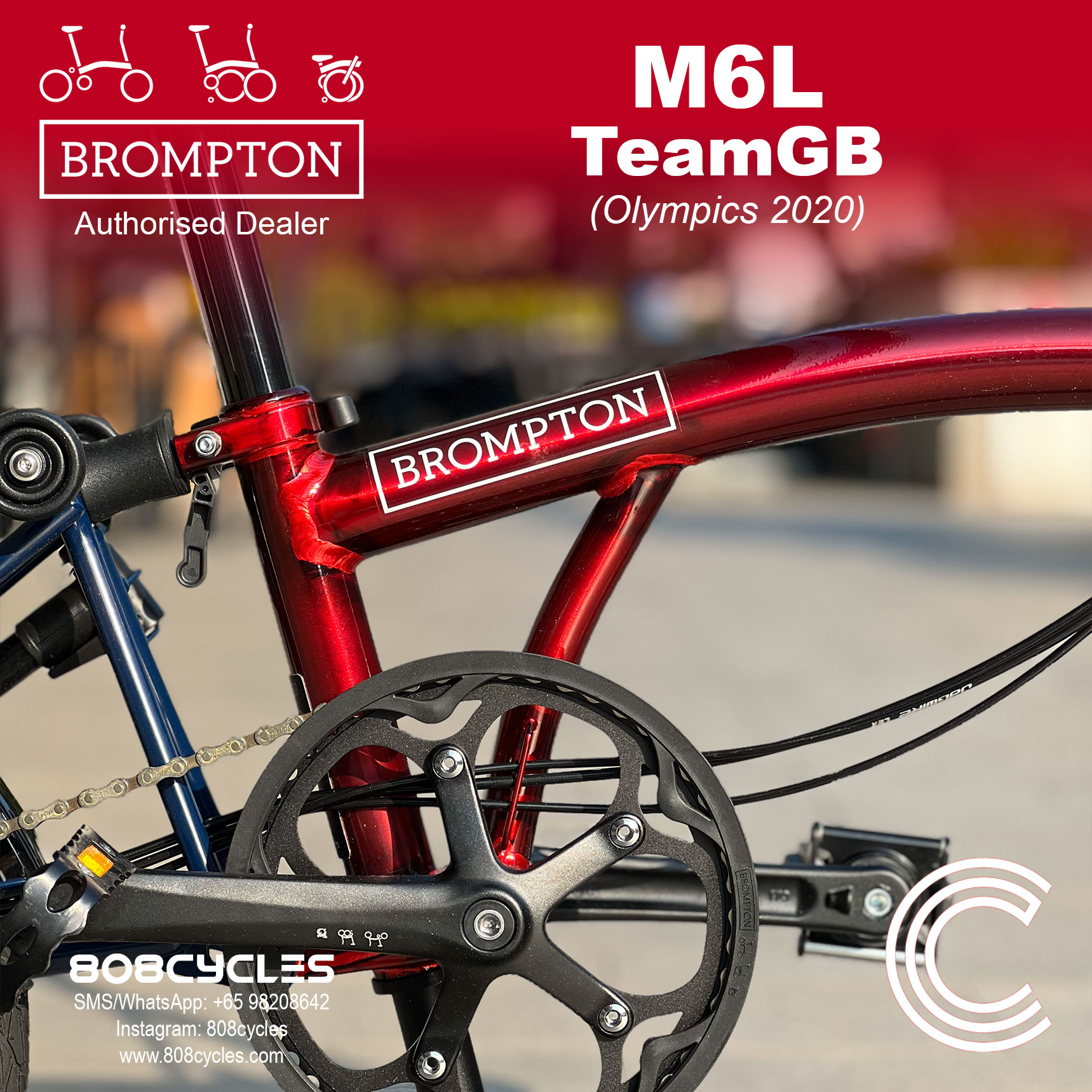 Brompton Team GB M6L – Tokyo 2020 Limited Edition - Image 10