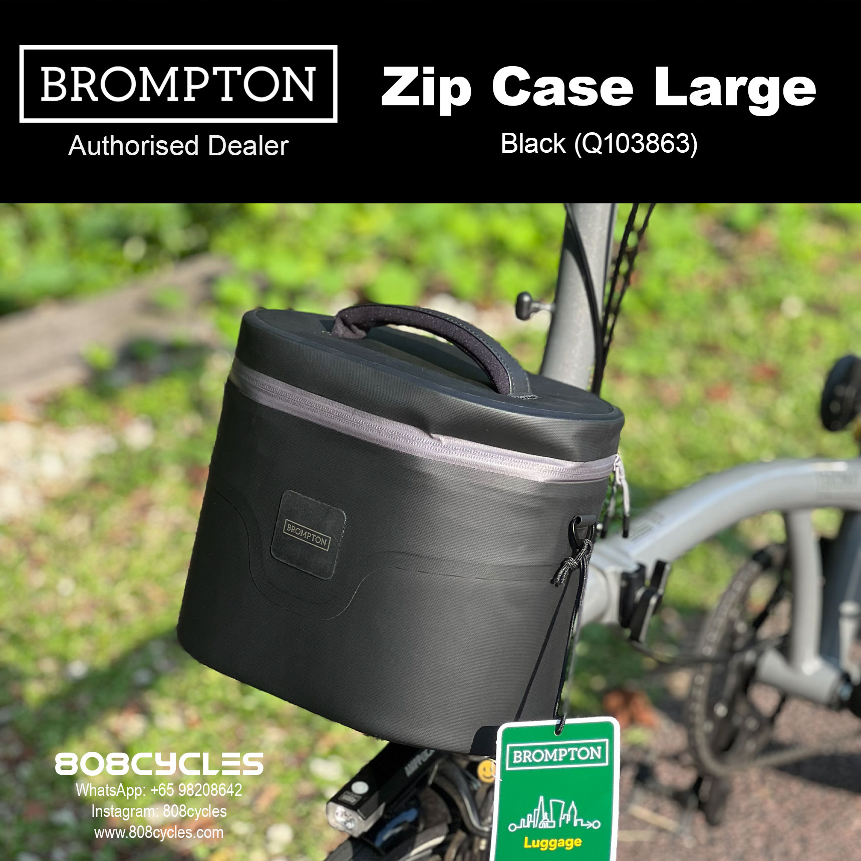Brompton Zip Case Large – Protective Front Luggage - Image 3