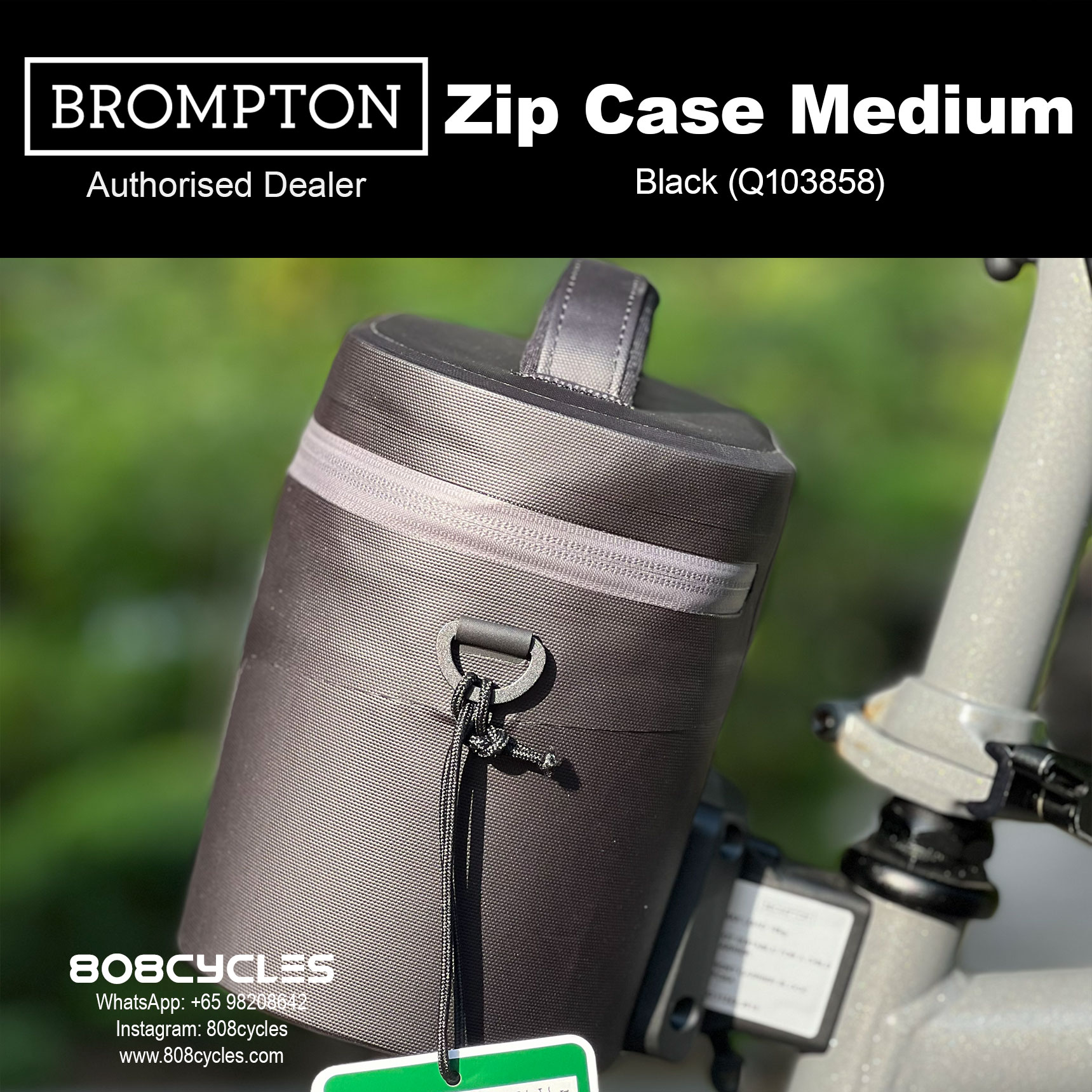 Brompton Zip Case Medium – Everyday Front Luggage - Image 3