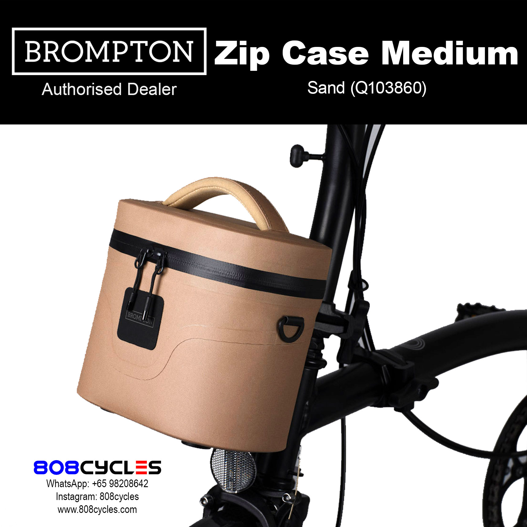 Brompton Zip Case Medium – Everyday Front Luggage - Image 11