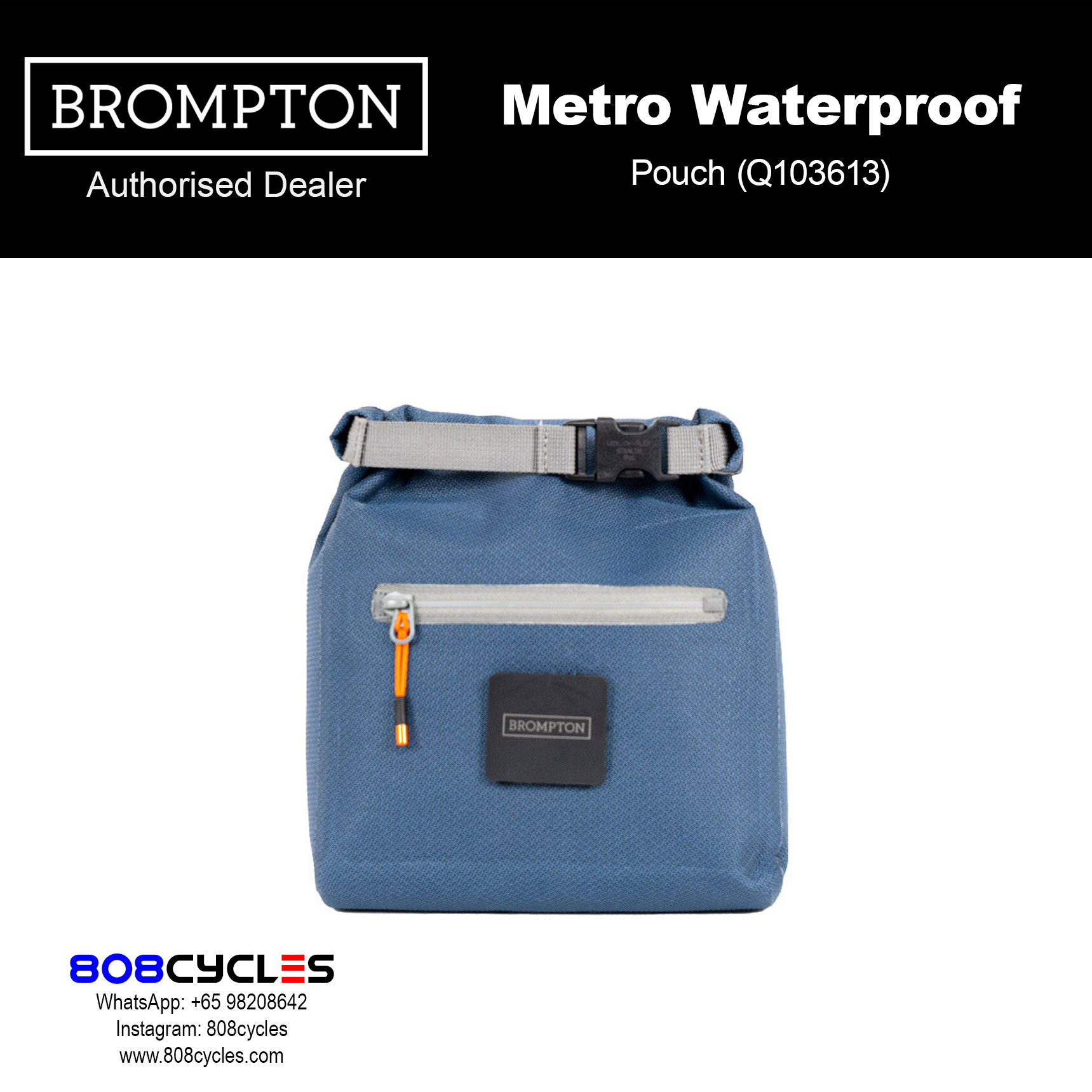 Brompton Metro Waterproof Pouch (Q103613) - Image 2