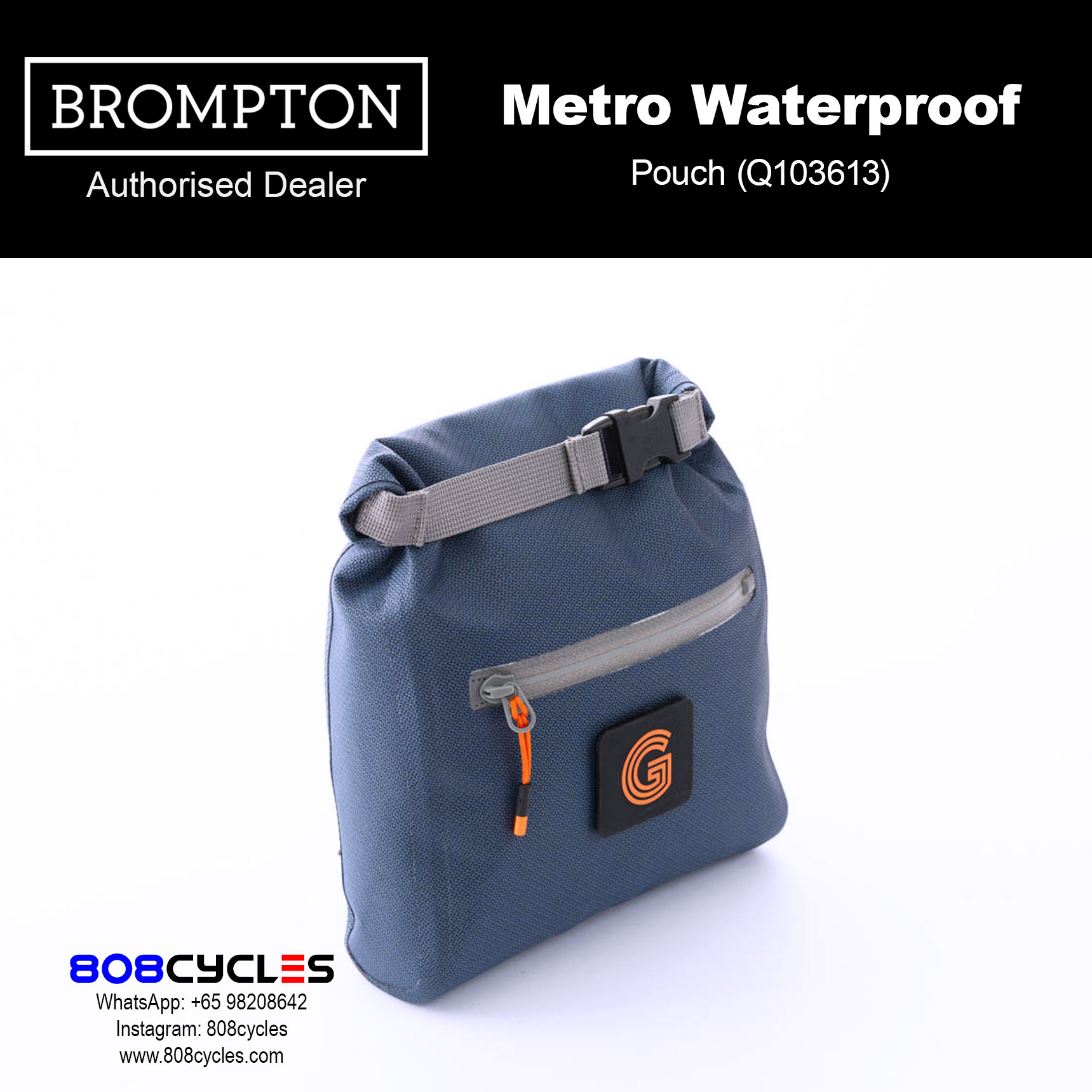 Brompton Metro Waterproof Pouch (Q103613) - Image 7