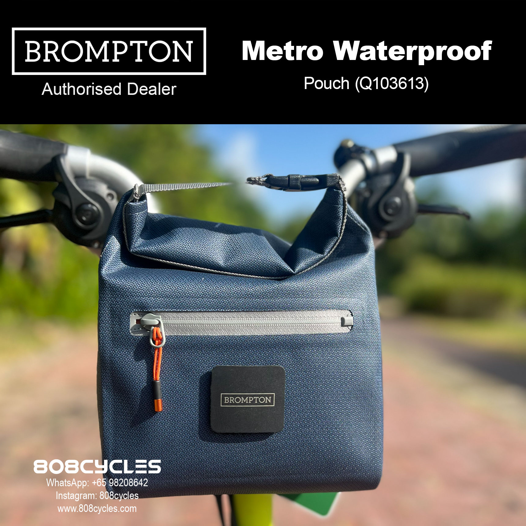 Brompton Metro Waterproof Pouch (Q103613) - Image 4
