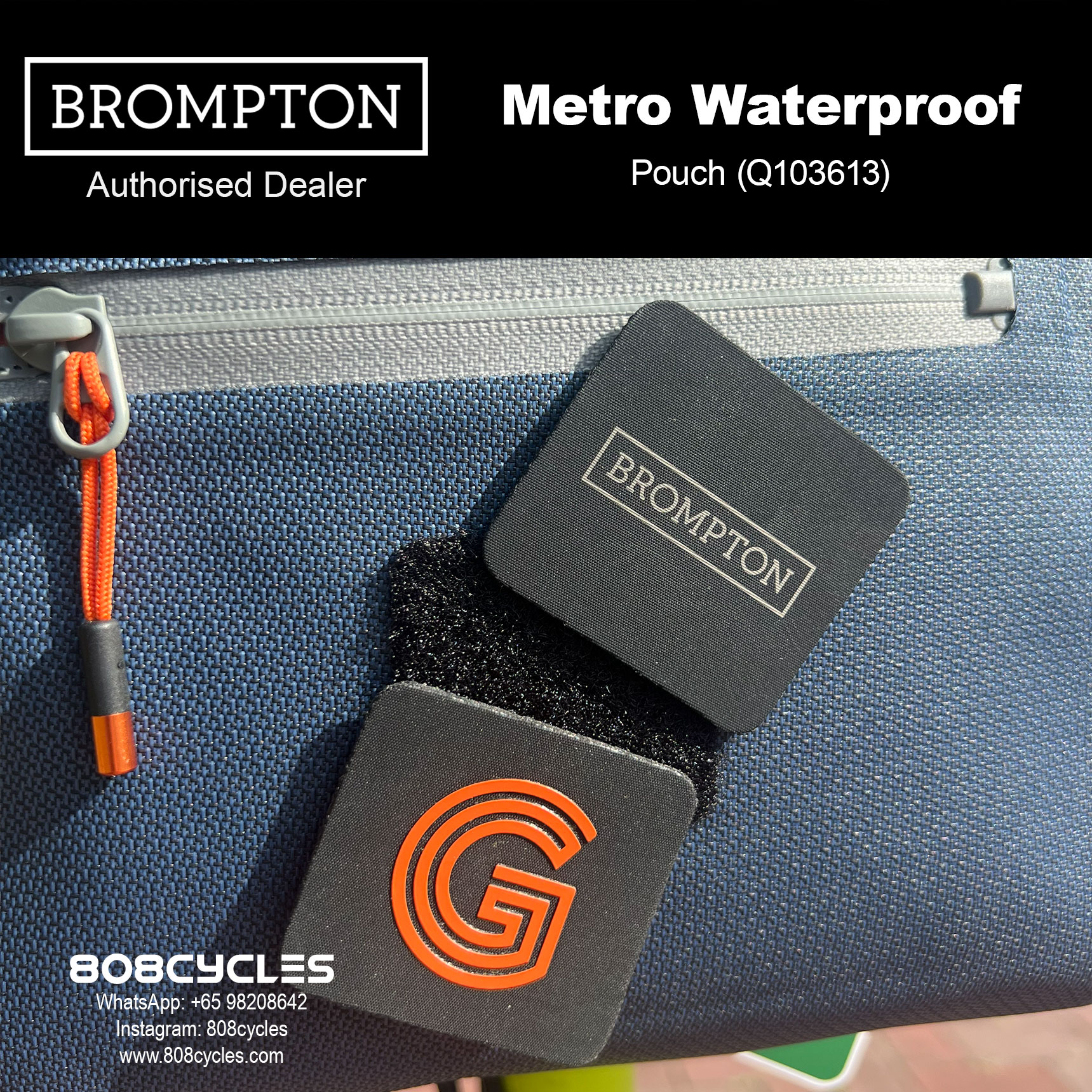 Brompton Metro Waterproof Pouch (Q103613) - Image 3