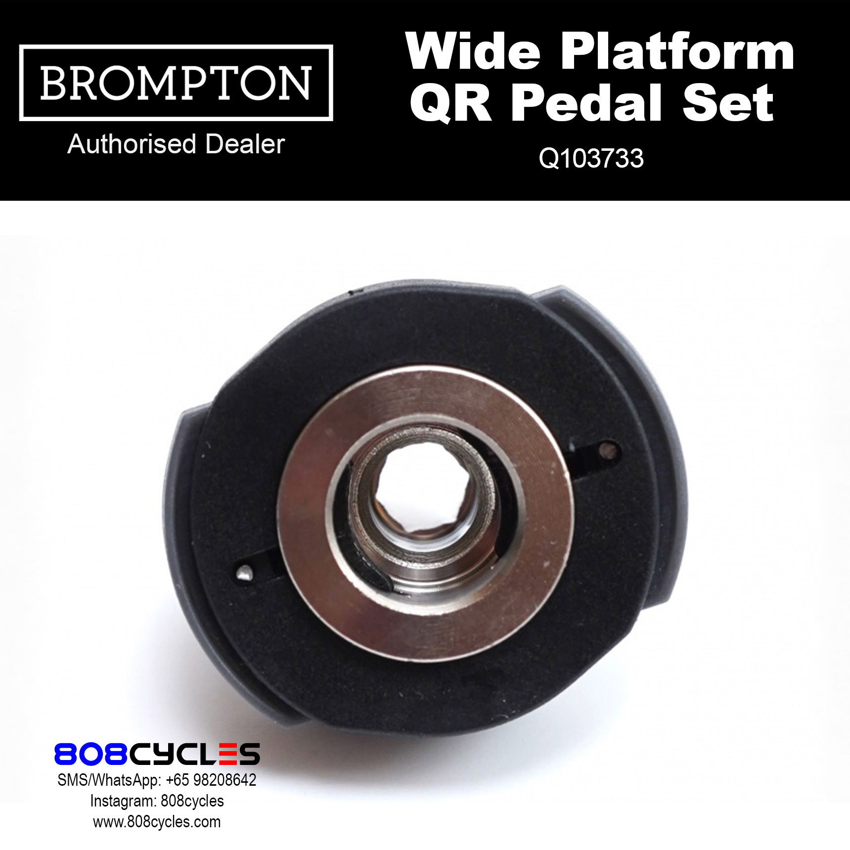 BROMPTON Wide Platform QR Pedal Set Q103733 - Image 6