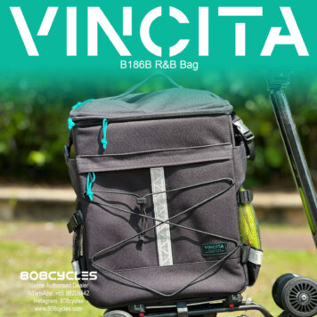 Vincita B186B R&B 23L Rack Bag and Backpack for Brompton