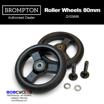 Brompton Roller Wheel Pair for G Line (80mm) Q103695