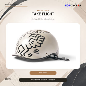 Thousand Heritage 2.0 Bike & Skate Helmet – Keith Haring Take Flight