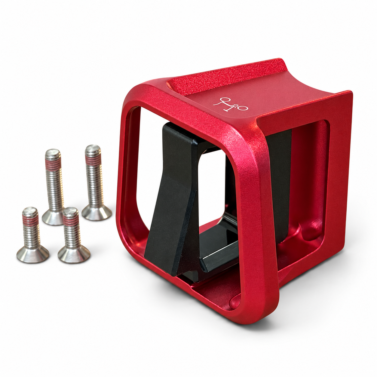 Brompton ColourLab Forged Front Carrier Block – Red (Q104016)