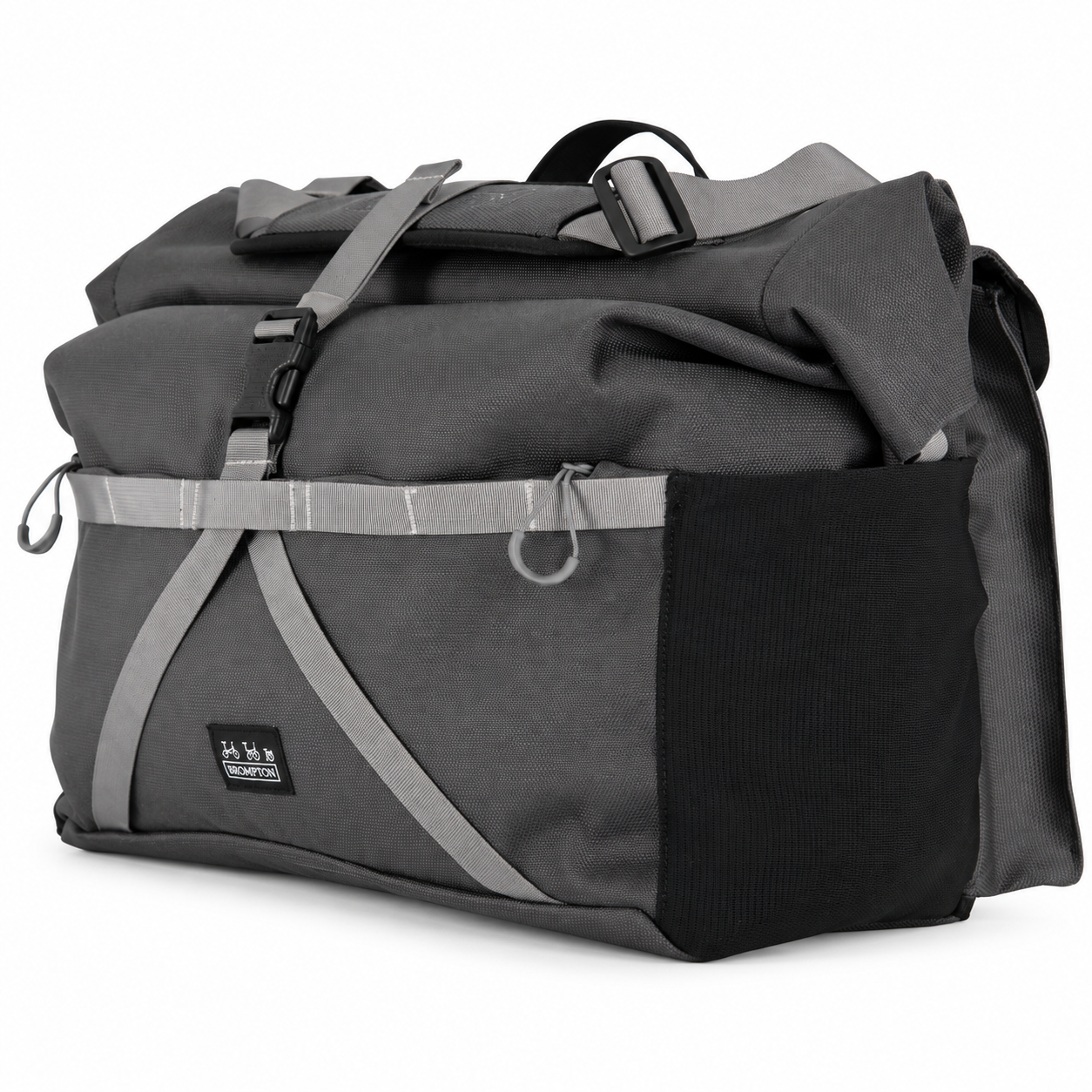 Brompton Borough Roll Top Bag Large – Dark Grey