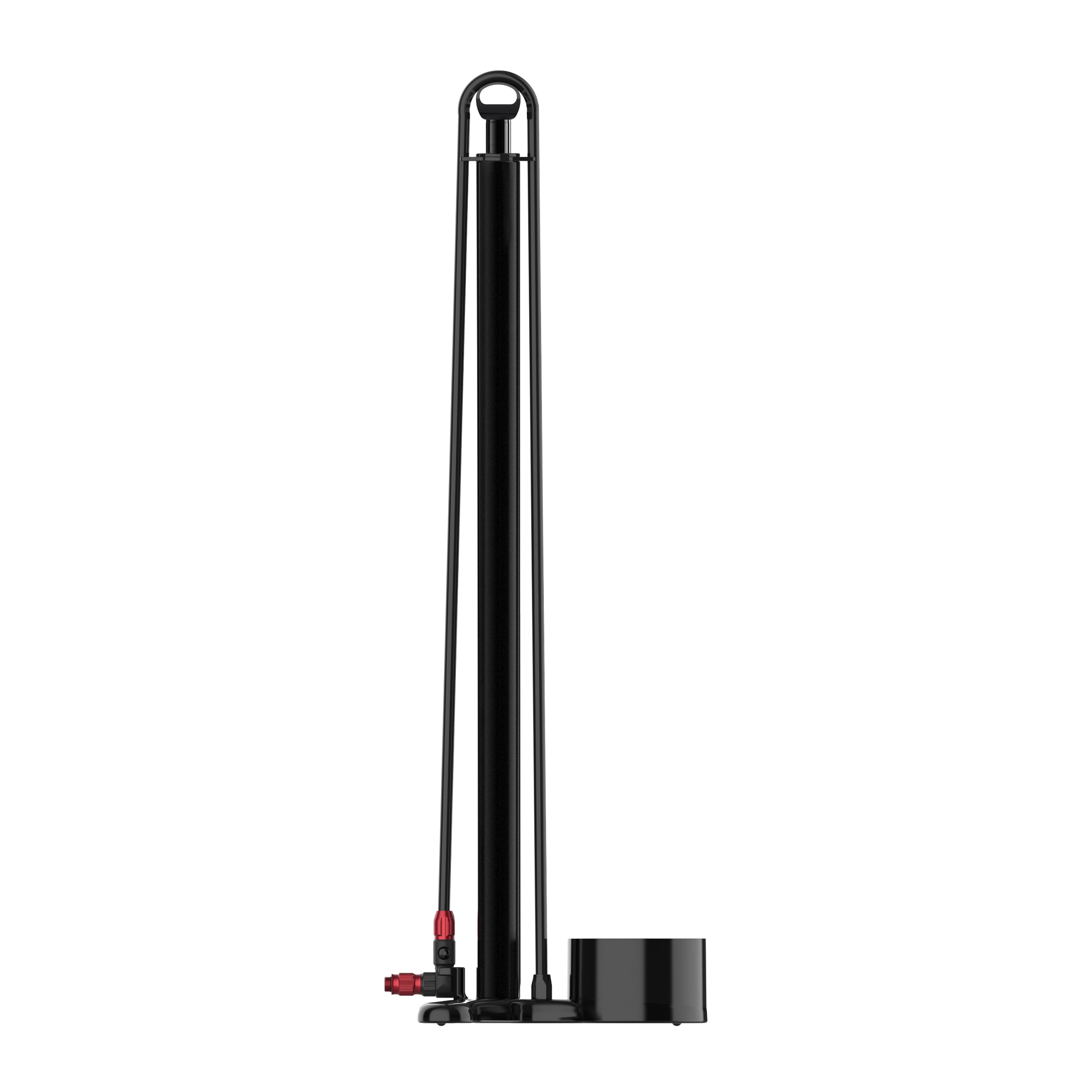 Lezyne CNC Floor Drive Satin Black floor pump side view