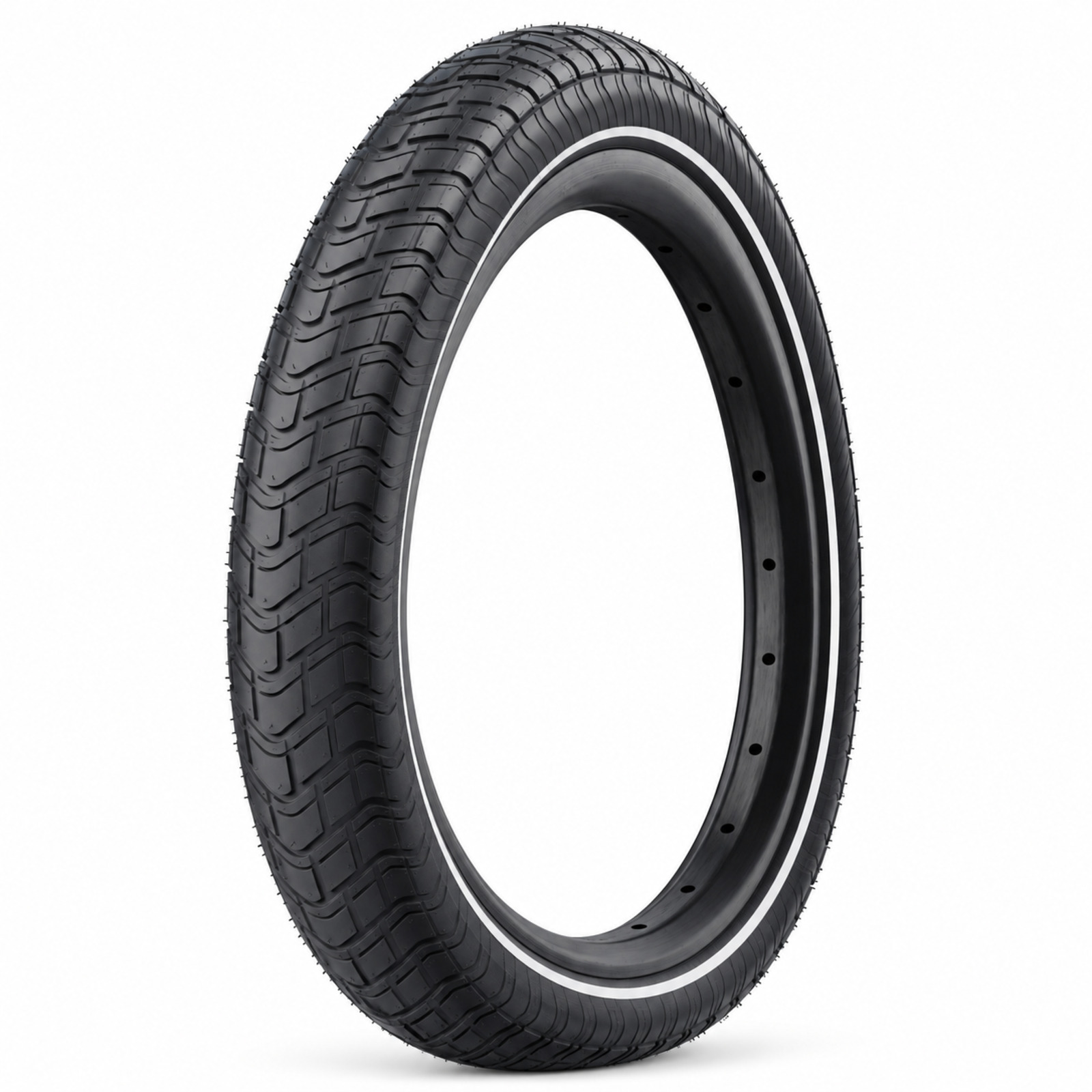 Schwalbe Motion Big Apple HS632 50-406 tyre for Brompton G Line on white background