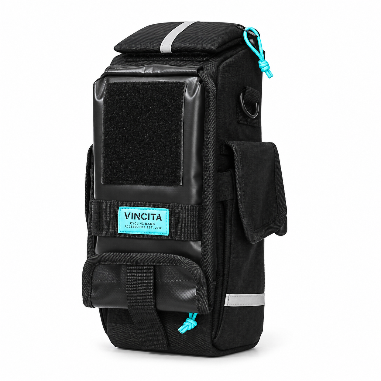 Vincita B127B Supernova 2L Stem Bag in Black on white background