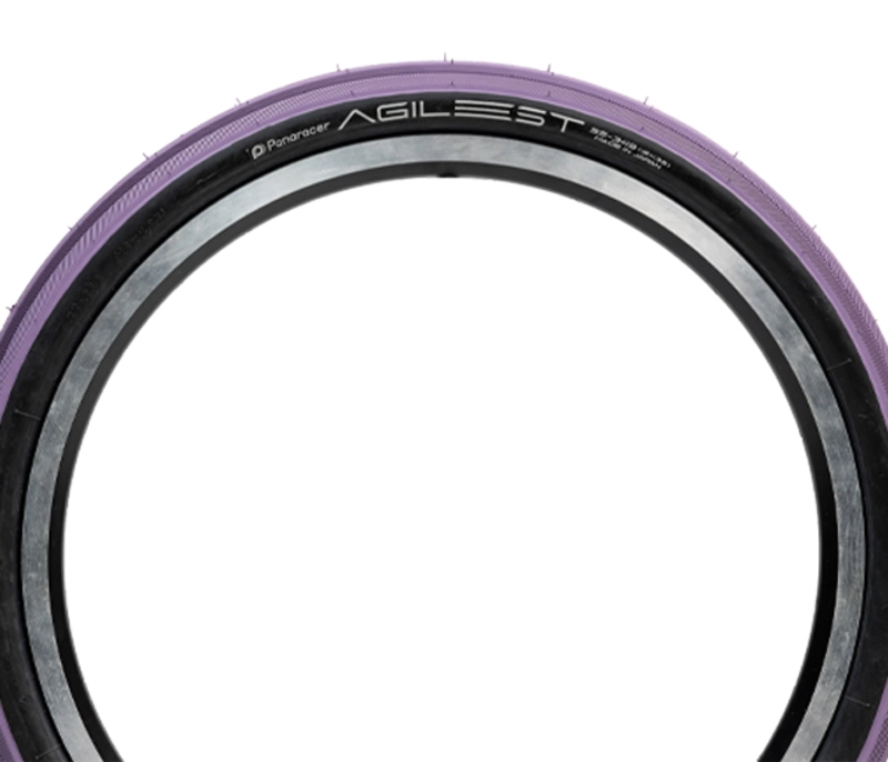 Panaracer AGILEST 16 35-349 Folding Tyre for Brompton – Purple/Black - Image 3