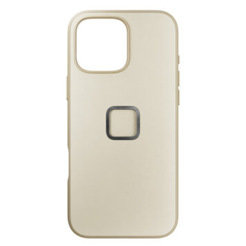 Peak Design Everyday Clarino Case for iPhone 16 Pro Max in Bone, rear view