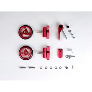 Brompton ColourLab touchpoint set for A, C and P Line Mk1 in Red, Q103760, complete set