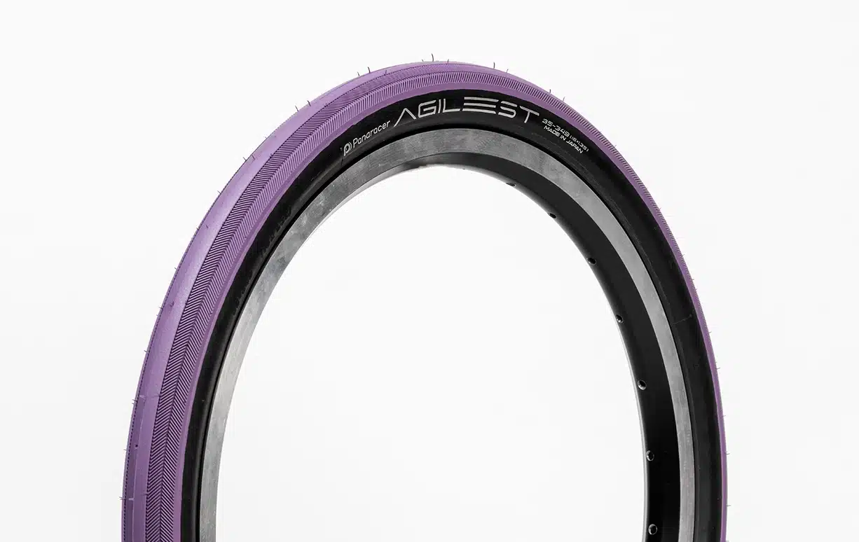 Panaracer AGILEST 16 35-349 Folding Tyre for Brompton – Purple/Black - Image 2